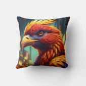 ワイルドスピリット糸：クリスタルイーグル クッション (裏面)