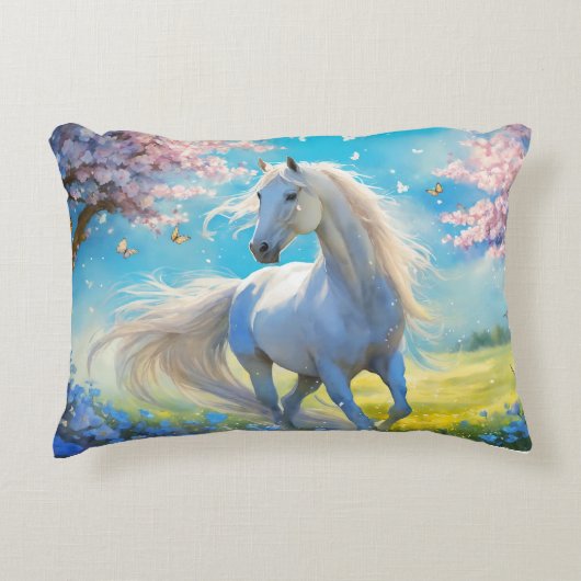 『ワイルドスピリットGalloping Stallion』 アクセントクッション (正面)