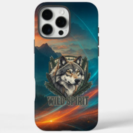 ワイルドスピリットiPhoneケース – Free Spirit Wolf Art iPhone 16 Pro Maxケース