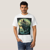 ワイルドスピリットWolf Tシャツ – Forest Wilderness Anima (正面フル)