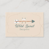 ワイルドスピルト先住民アメリカンアローインディアンスタイル 名刺 (正面)