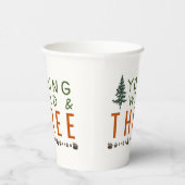 ワイルドスリーフォレスト誕生日パーティー 紙コップ (右)