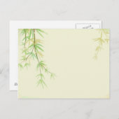 ワイルドス絵を描タイルを施した水彩模様カード ポストカード (正面/裏面)