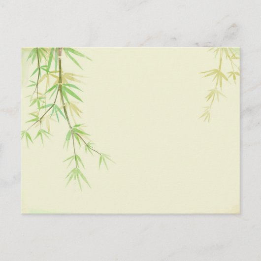 ワイルドス絵を描タイルを施した水彩模様カード ポストカード (正面)