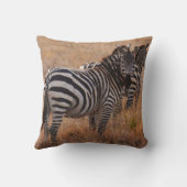 ワイルドゼブラ装飾用クッション クッション (裏面)