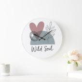 ワイルドソウル ラージ壁時計 (ホーム)