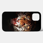ワイルドタイガーのアートワーク Case-Mate iPhoneケース (裏面 (横))