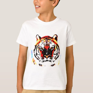 ワイルドタイガーのアートワーク Tシャツ