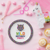 ワイルドタイガーの誕生日パーティー ペーパープレート (パーティー)