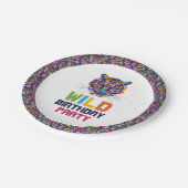 ワイルドタイガーの誕生日パーティー ペーパープレート (アングル)