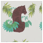 ワイルドタイガーアート ファブリック (クローズアップ)