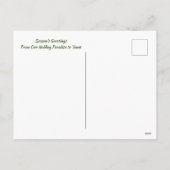 ワイルドタイガーシーズンのご挨拶クリスマスパラダイス シーズンポストカード (裏面)