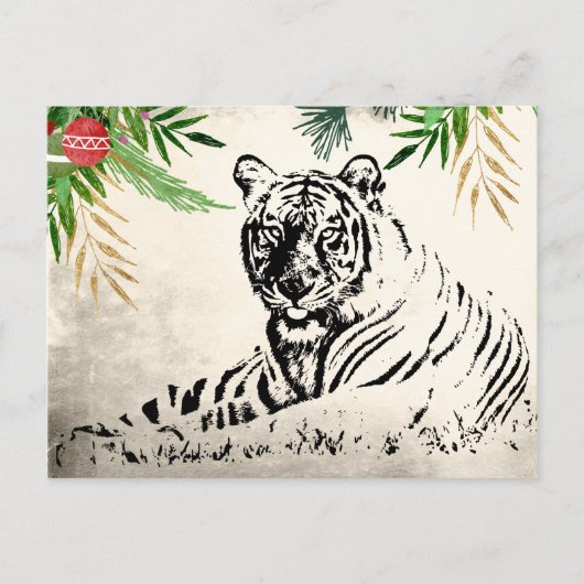 ワイルドタイガーシーズンのご挨拶クリスマスパラダイス シーズンポストカード (正面)
