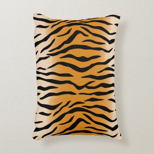 ワイルドタイガースキンパターンアクセント枕 アクセントクッション (正面(垂直))