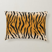 ワイルドタイガースキンパターンアクセント枕 アクセントクッション (裏面)