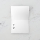 ワイルドタイガーファーパターン招待状 招待状 (内部)