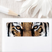 ワイルドタイガーポートレートグラフィックプレススタイル ラベル (インサイチュ)