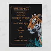 ワイルドタイガー結婚式招待状 ポストカード (正面)