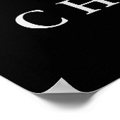 ワイルドタイガー顔やる気を起こさせるチャレンジ引用文 ポスター (角)