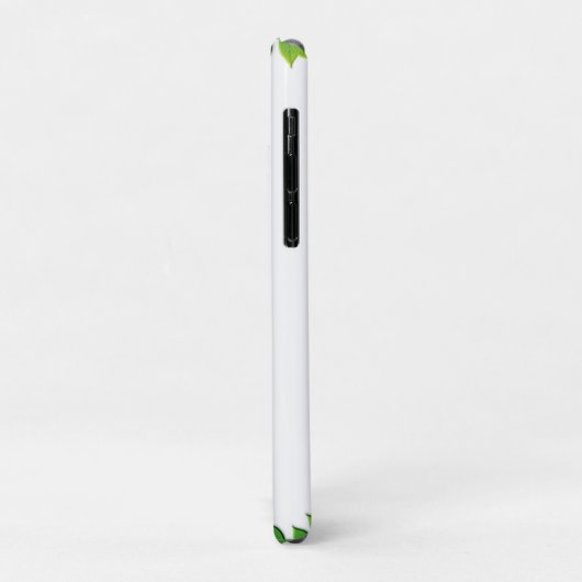 ワイルドタイガー顔オンホワイト Case-Mate iPhoneケース (裏面/左)