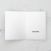 ワイルドタイガー、誕生日グリーティングカード 招待状 (内部)