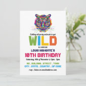 ワイルドタイガー、誕生日パーティーの招待 招待状 (スタンド正面)