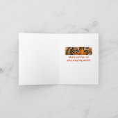 ワイルドタイガーCub Get Well Card カード (内部)