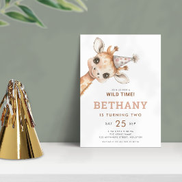 ワイルドタイムキリン2nd誕生日パーティーに参加 招待状