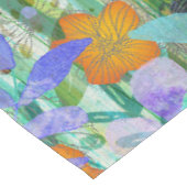 ワイルドタンジェリン – 自然インスパイアフローラアート –  テーブルクロス (アングル)