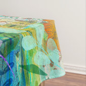 ワイルドタンジェリン – 自然インスパイアフローラアート –  テーブルクロス (インサイチュ)
