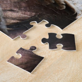 ワイルドターキーフェザーI抽象芸術自然デザイン ジグソーパズル (側面)