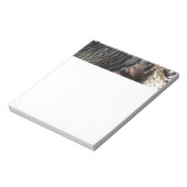 ワイルドターキーフェザーI抽象芸術自然デザイン ノートパッド (回転)