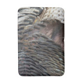 ワイルドターキーフェザーI抽象芸術自然デザイン バスマット (正面縦)