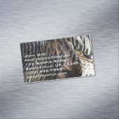 ワイルドターキーフェザーI抽象芸術自然デザイン マグネット名刺 (インサイチュ)