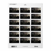 ワイルドターキーフェザーI抽象芸術自然デザイン ラベル (フルシート)