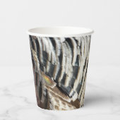 ワイルドターキーフェザーI抽象芸術自然デザイン 紙コップ (裏面)