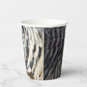 ワイルドターキーフェザーI抽象芸術自然デザイン 紙コップ (右)