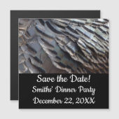 ワイルドターキーフェザーII抽象芸術自然デザイン (正面/裏面)