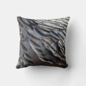 ワイルドターキーフェザーII抽象芸術自然デザイン クッション (裏面)