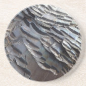 ワイルドターキーフェザーII抽象芸術自然デザイン コースター (正面)