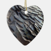 ワイルドターキーフェザーII抽象芸術自然デザイン セラミックオーナメント (右)