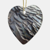 ワイルドターキーフェザーII抽象芸術自然デザイン セラミックオーナメント (左)