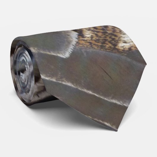 ワイルドターキーフェザーII抽象芸術自然デザイン ネクタイ (ロール)