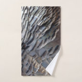 ワイルドターキーフェザーII抽象芸術自然デザイン ハンドタオル (ハンドタオル)