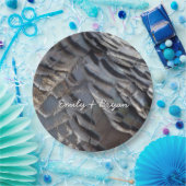 ワイルドターキーフェザーII抽象芸術自然デザイン ペーパープレート (パーティー)