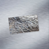 ワイルドターキーフェザーII抽象芸術自然デザイン マグネット名刺 (インサイチュ)