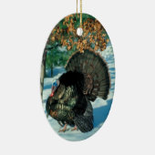 ワイルドターキーフォトホリデーデコレーションズクリスマス セラミックオーナメント (右)