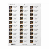 ワイルドターキー差出人住所 ラベル (フルシート)