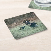 ワイルドターキー紙コースター スクエアペーパーコースター (アングル)