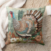 ワイルドターキー装飾用クッション クッション (ブランケット)